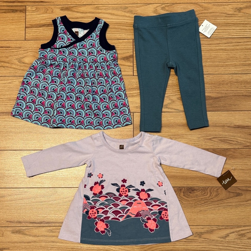 Brand new with and without tag Size 3-6 months Tea Collection